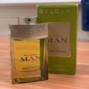 Bvlgari Man Wood Neroli by Bvlgari EDP Cologne for Men 3.4 oz New in Box